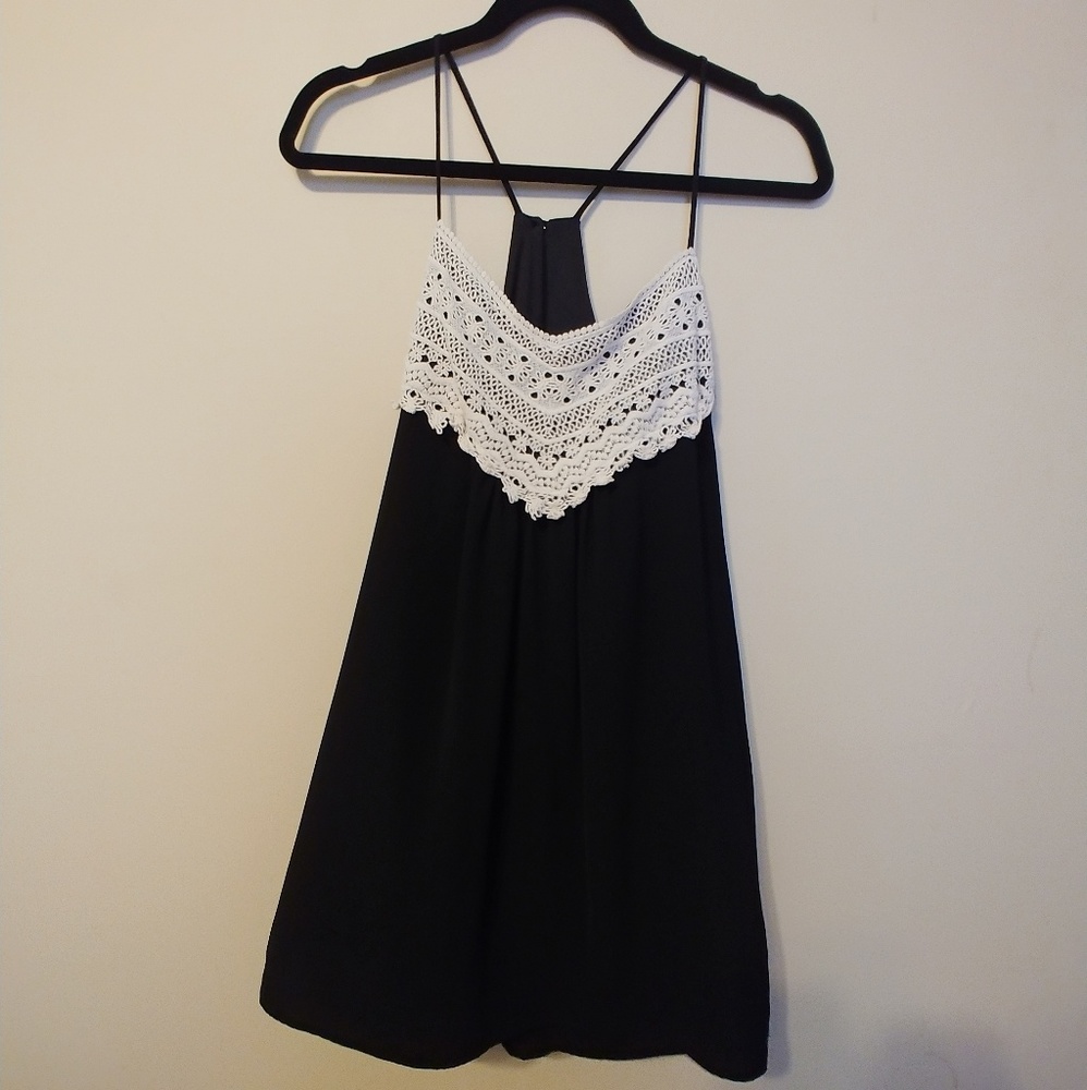 Sage Black Lace Dress